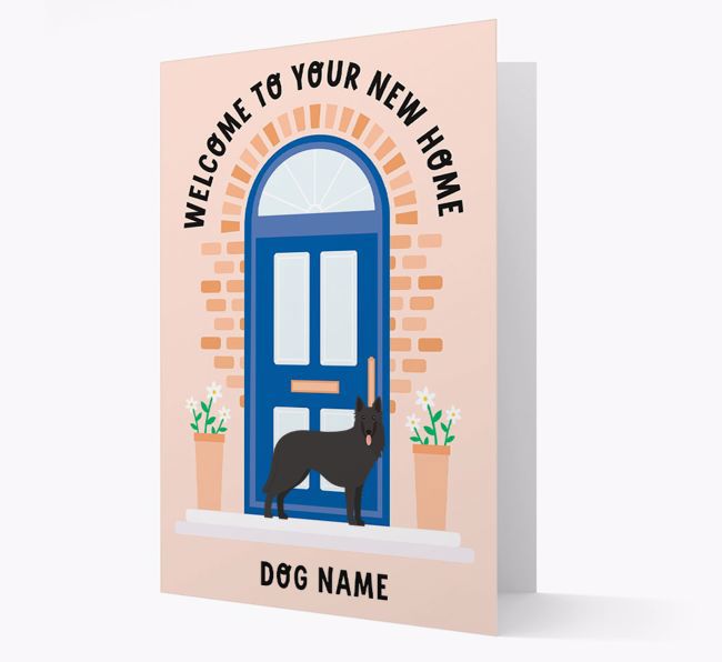 Welcome To Your New Home: Personalized {breedFullName} Card